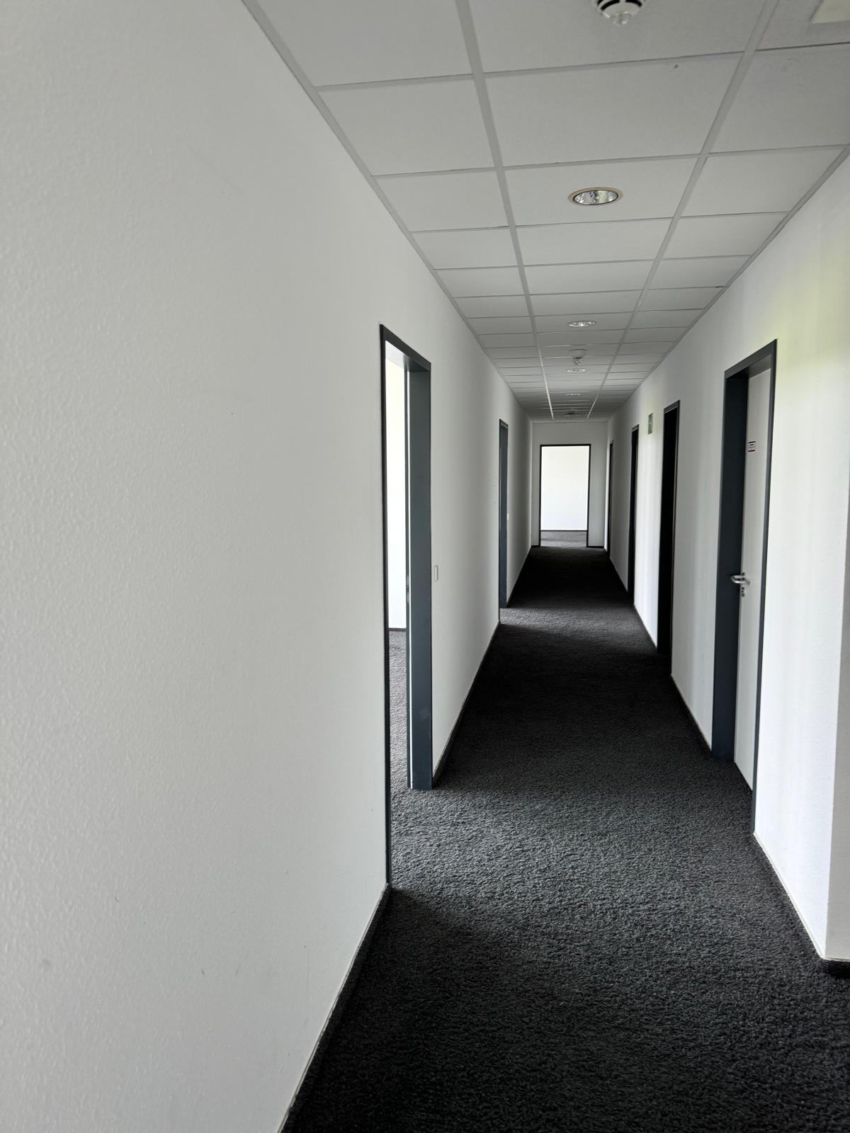 Sanierung Gewerbe Stuttgart - Buerogang nach Modernisierung, Pforzheim